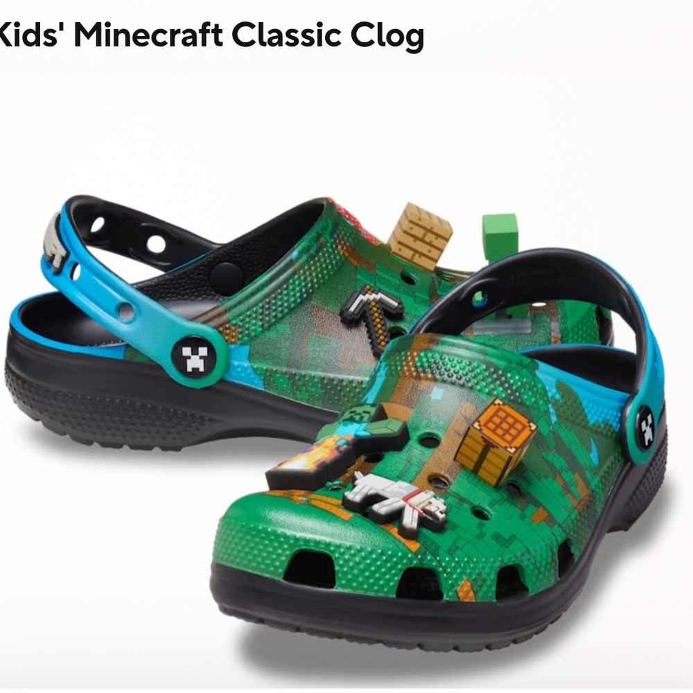 Mine Craft Kids CROCS